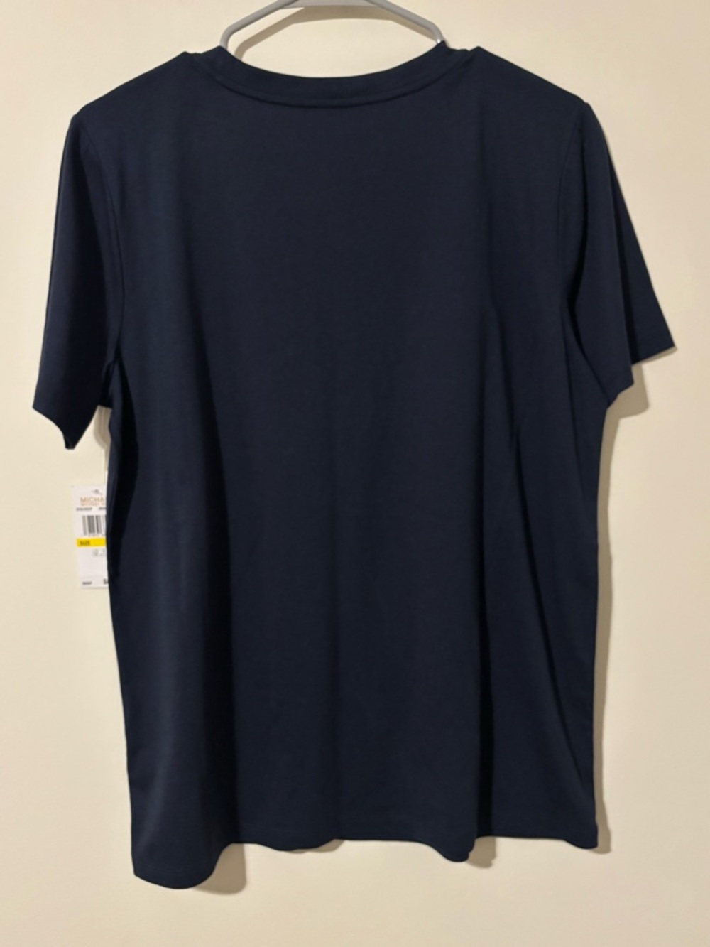 Michael Kors Midnight Blue Tee with Logo Tag - Picture 7 of 7